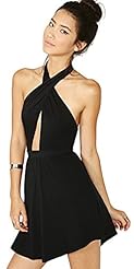 Sexy A-line Halter Sleeveless Backless Club Dress/Tunic 