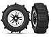 Traxxas 5891 SCT Wheels SS Black Satin Paddle Tires