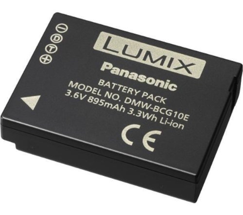 Panasonic DMW-BCG10 ID Secured Battery for Select Panasonic Cameras (Retail Packaging)