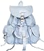 Military Inspired Stylish Backpack Canvas Bookbag Day Pack Light Grey