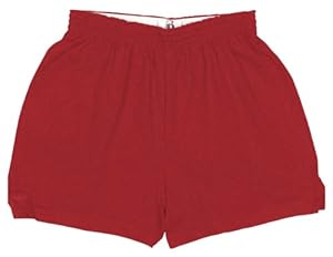 Badger Sport Ladies Cheerleader Shorts - 7202 - Red - Medium