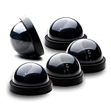 5 x Realistic Dome Security Camera Imitation Surveillance Camera