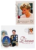 British Virgin Island Diana in a Pink Suit Stamp