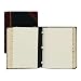 Wilson Jones Minute Book, Binder Only, Letter Size, 500 Page Capacity, Imitation Leather, Red and Black (W397-15)