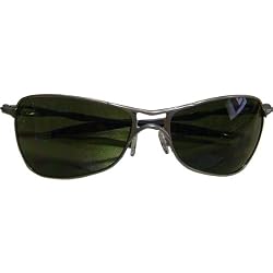 Oakley Crosshair Men's Active Sports Wear Sunglasses/Eyewear - Silver/Dark Grey