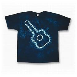 Tie Dye Mania Youth Navy Guitar Tie-Dye T-Shirt
