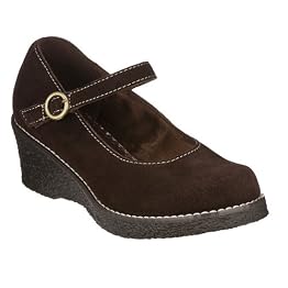 Girls' Xhilaration® Fatima Mary Jane Wedges - Brown
