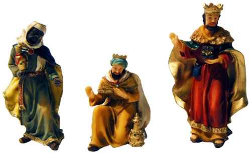 Brauns-Heitmann 84604 Krippenfiguren, Heilige 3 K&ouml;nige, 3-teilig