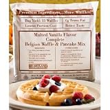 Heartland Malted Vanilla Belgian Waffle - All In One, Complete Mix - 80 Ounce Bag (Pack of 1) 5 lbs. by Heartland Food Products, Inc. Sale