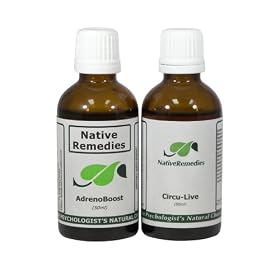 Native Remedies AdrenoBoost and Circu-Live ComboPack to improve adrenal gland functioning... by 
