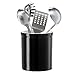 Oggi Black Ceramic 7 Inch Utensil Holder