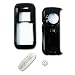 SOLID BLACK SNAP-ON COVER HARD CASE PHONE PROTECTOR (With Optional Swivel Belt Clip) for LG VX9900 ENV VX-9900 [Beyond Cell Packaging]