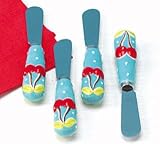 Set of 4 Retro Vintage Look Cherry Cheese Spreaders