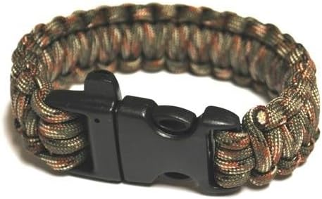 JB Outman Survival Bracelet With Whistle - OD Green Camo