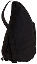 AmeriBag Classic Distressed Nylon Healthy Back Bag Medium