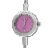 Soft Pink Arabic Numeral European Bead Watch