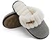 VONMAY Women's Elegant Knitted Cozy Plush Fleece Lined Slip On Indoor House Slippers