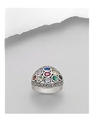 Marcasite Ring In 92.5 Sterling Silver