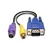 NEW VGA to TV CONVERTER S-VIDEO+RCA OUT CABLE ADAPTER (only for graphic card have TV Out function)
