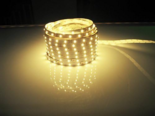 LED2020 LD-SP-WW-WR 2-Amp 12VDC 24-watt Plug-N-Play Waterproof Warm White 3000K LED Flexible Light Strip, 16.4-Feet by LEDepot LLC