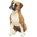 Sandicast Boxer-Unclipped Original Size Figurine Color:Brown