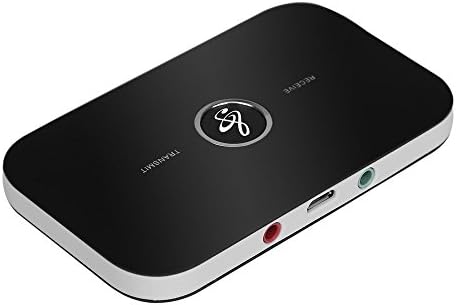 YesGoShop 2in1 Bluetooth Transmitter Receiver HIFI Wireless Receiver A2DP Portable Audio Player Aux 3.5mm Black Bluetooth Audio Adapter