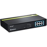 TRENDnet 8-Port 10/100Mbps GREENnet PoE+ Switch TPE-T80