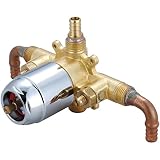 Olympia Faucets P-2302B Single Handle Tub/Shower Valve, Chrome Finish [並行輸入品]