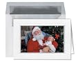 Holiday Photo Cards - 5" x 7" - Photo Silver Foil Embossed Border Greeting Cards Created From Your Favorite Photo - set of 20