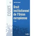 Droit institutionnel de l'union europ�enne 2010