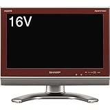 SHARP AQUOS 16V型 地上･BS･110度CSデジタルハイビジョン液晶テレビ LC-16E1R レッド