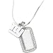 LogoArt New York Giants Sterling Silver Dog Tag