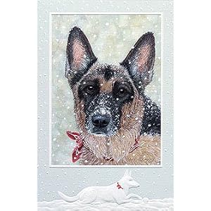 German Shepherd Christmas Cards