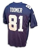 Amani Toomer New York Giants Autographed Reebok Blue Jersey