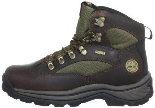 Timberland Men's Chocorua Trail Mid Gore Tex Brown/Green Hiking Boot 15130 10 UK