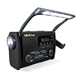 Life Gear LGTF38 LED Flashlight with LED Reading Lamp, NOAA Emergency AM/FM Radio with Alert and Weatherband