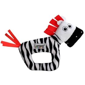 Lamaze High Contrast Zebra Rattle