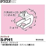 【ネグロス電工】パイラック（一般形鋼用管支持金具）ステンレス鋼(SUS) S-PH1