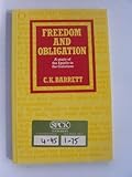 Freedom and obligation : a study of the Epistle to the Galatians