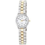 Timex Ladies Quartz Watch with White Dial Analogue Display and Multicolour Stainless Steel Bracelet T2N173P4