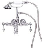 Elizabethan Classics ECTW01CP Tub Filler with Hand Shower, Metal Lever Handles, Chrome 41fDPWjGfEL. SL160 Elizabethan Classics ECTW01CP Tub Filler with Hand Shower, Metal Lever Handles, Chrome