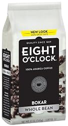 Eight O'Clock Coffee, Bokar Blend Whole Bean, 12-Ounce Bag (Pack of 4)