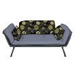 Mali Flex Futon- Petra Pewter