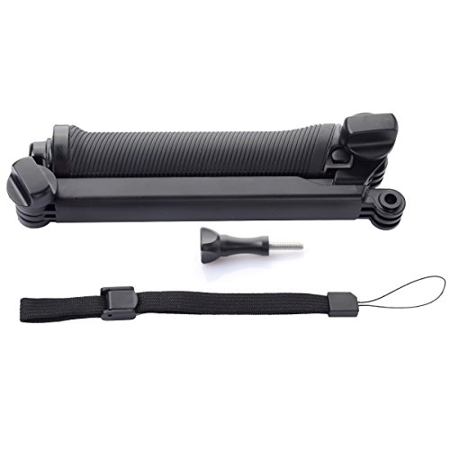 EACHSHOT Multi-function 3-Way Arm Adjustable Bracket Hand Pole Grip Arm Tripod Monopod Mount + Mini Tripod Adapter for Gopro Hero HD 2 3 3+ 4 SJCAM SJ4000 SJ5000 SJ-M10