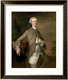 Portrait of David Garrick, 1742 Framed Art Poster Print by Thomas Gainsborough, 27x33