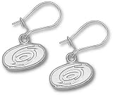 Carolina Hurricanes sterling silver dangle earrings