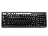 DSI 2.4GHz Wireless Keyboard with Optical trackball, Black, RK-768