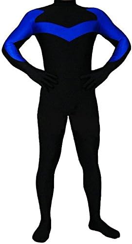 Halloween Nightwing Cosplay Bodysuit Zentai Suit Costume