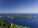 Yacht Moored off the Dalmatian Coast, Croatia Photographic Poster Print by Graham Lawrence, 9x12