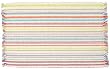 Durable Hand Woven 100% Cotton Striped Placemat 12x18 Inches Set of 6